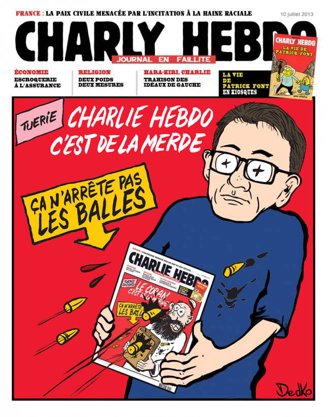 Military facilities accidents and disasters - Page 3 Charlie-hebdo-cest-de-la-merde