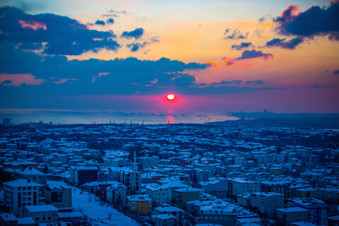 A view of the Istanbul skyline