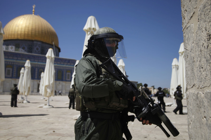 Аль раид. Guard of al Aqsa Mosque. Guard of al Aqsa Mosque badge.