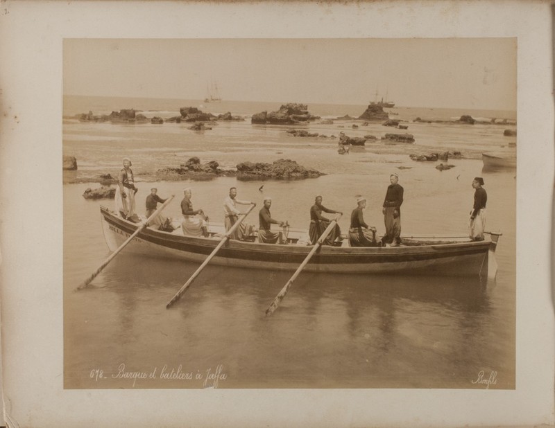 Endangered Archives Programme - Boatmen at Jaffa 1867-1914