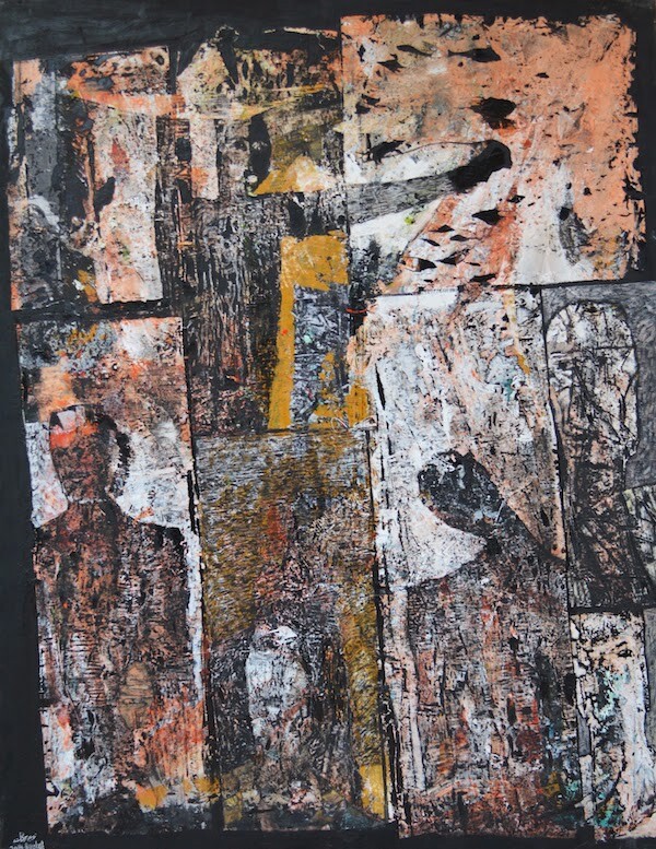 Tayseer Barakat - Distant Voices (2014, acrylic on canvas)