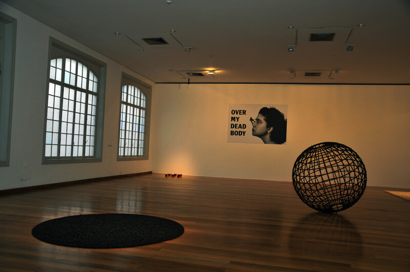 Mona Hatoum artworks at the Pinacoteca in Sao Paulo