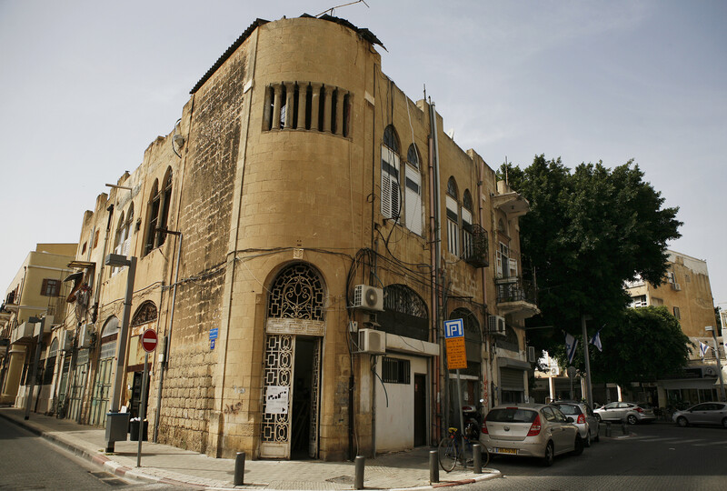 Street view of historic building