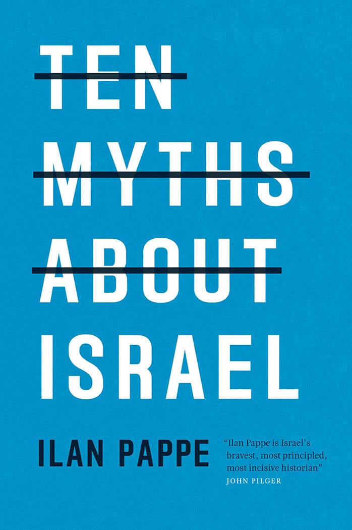 Cover of Ilan Pappe's book Ten Myths About Israel