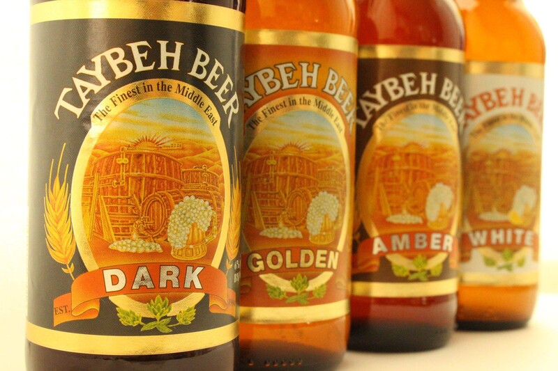 Bottles of beer in a row