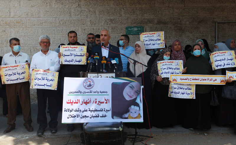 People holding signs and banners 