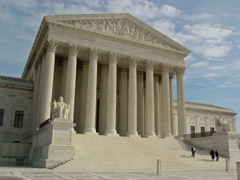 The US Supreme Court building