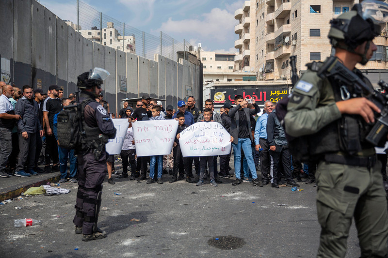 Palestine In Pictures October 2022 The Electronic Intifada   221012 Shuafat Protest 