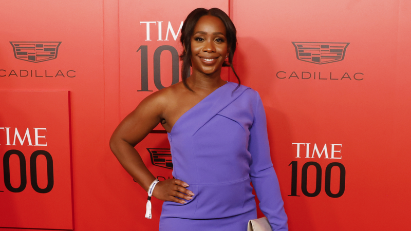 Abby Phillip on the red carpet at the TIME100 Gala