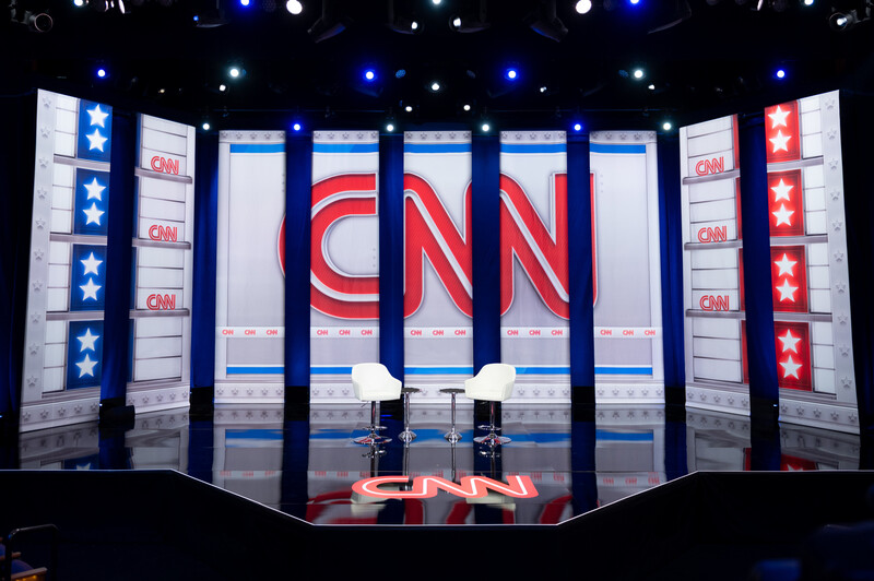 CNN town hall stage