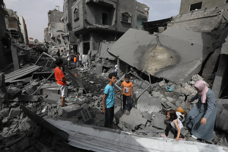 Israeli attacks newly displace one-fifth of Gaza’s population