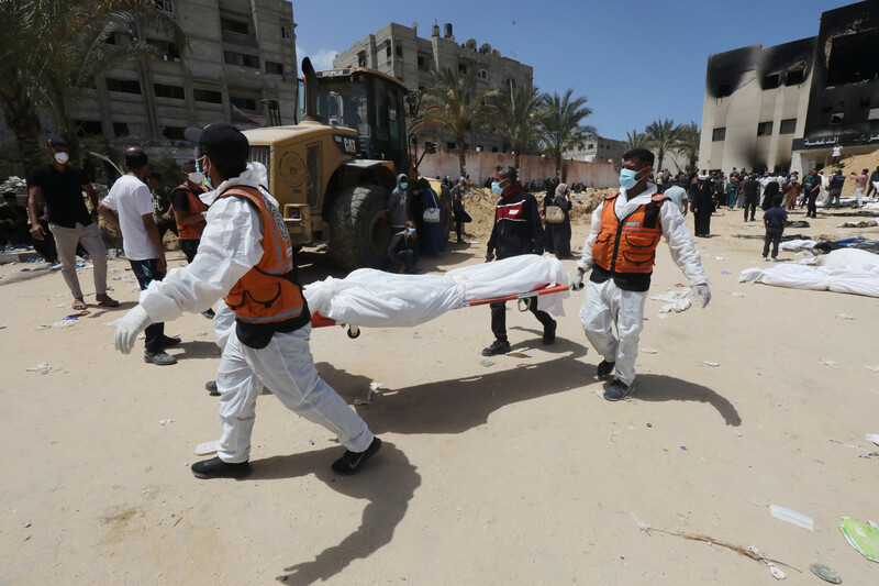 An agonizing wait to identify Gaza’s dead