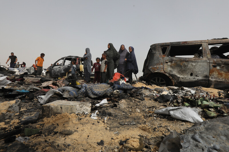 A scene of pure horror