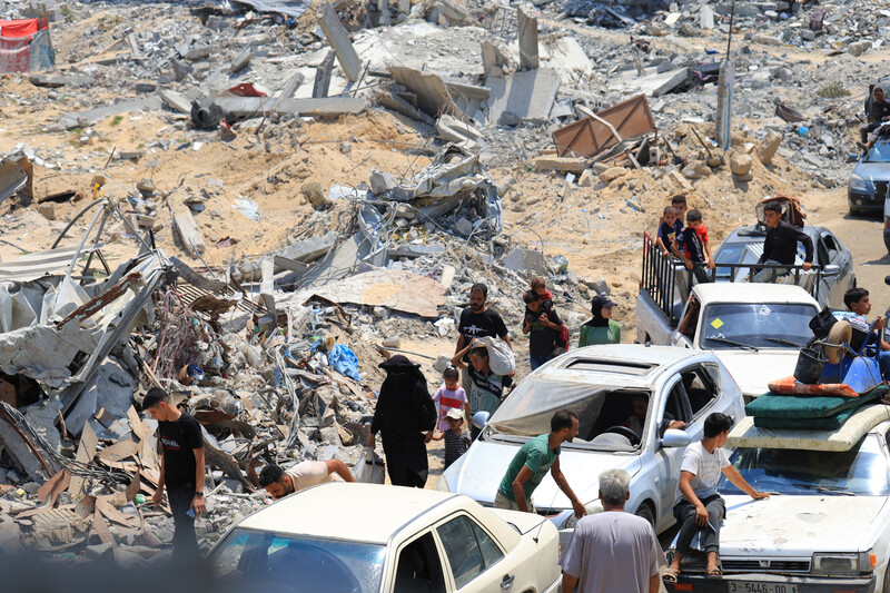 My friend was trapped under the rubble