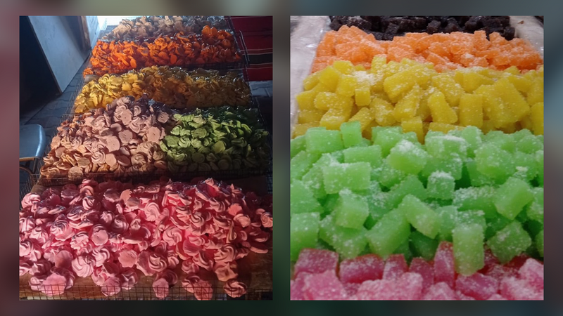 colorful sweets