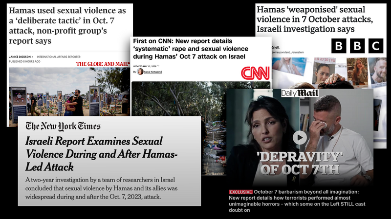Los principales medios de comunicación están difundiendo un nuevo informe en el que se denuncian violaciones ocurridas el 7 de octubre sin cuestionar que se basa en relatos y fuentes desacreditados
