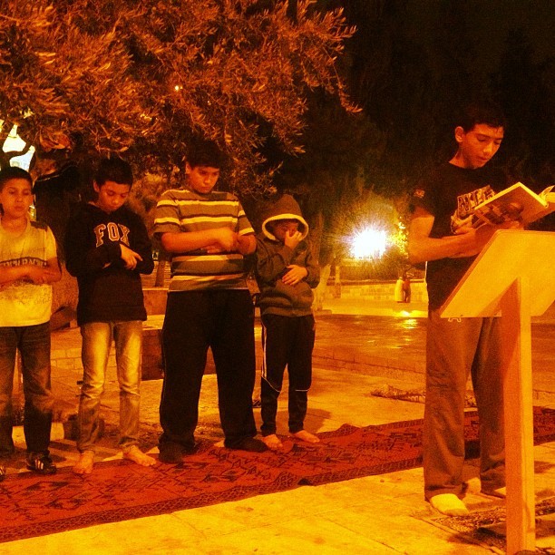 Love this, these little kids making their own kiyam el layl #ramadan #aqsa #jerusalem #palestine on Instagram