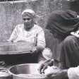 Palestinian village women working