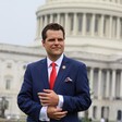 Man poses outside US Capitol Building