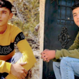 A montage of pictures of two teenage boys