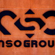 NSO Group logo on a wall 