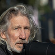 Close up of man holding megaphone