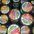 Pints of ice cream in a supermarket freezer