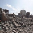 The neighborhood of al-Rimal in Gaza has been heavily bombed and damaged