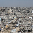 A scene of immense destruction in Jabaliya, northern Gaza 