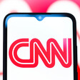 CNN logo displayed on a smartphone