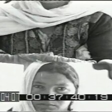 Split frame of woman wearing white headscarf and traditional embroidered dress