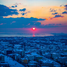 A view of the Istanbul skyline