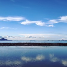 A panoramic image of the island Kos 