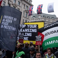 A Palestine solidarity rally