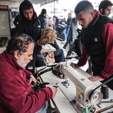 a tailor at work