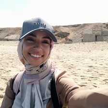 Selfie on Gaza's beach