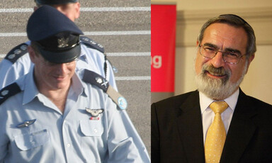 Eliezer Shkedi and Jonathan Sacks