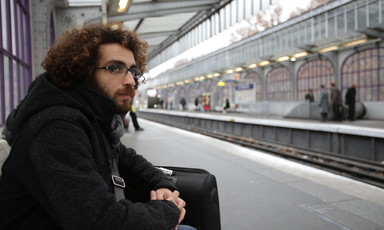 Mazen Maarouf, the Palestinian-Lebanese writer whose poetry appears in Words Without Borders' Palestine special issue.