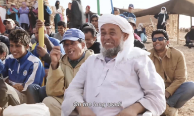 A man smiling