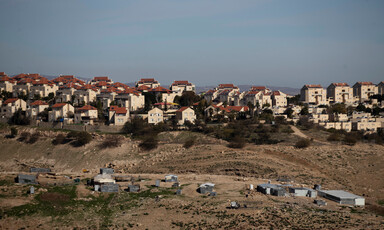 Aerial view of newly-constructed buildings