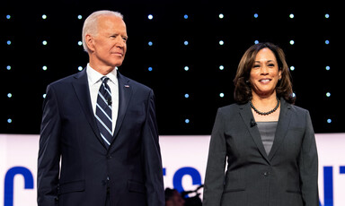 Man and woman stand next to each other