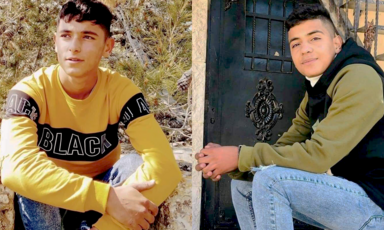 A montage of pictures of two teenage boys