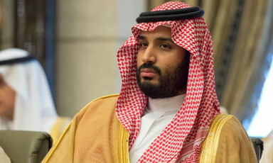 Man dressed in traditional Saudi garment