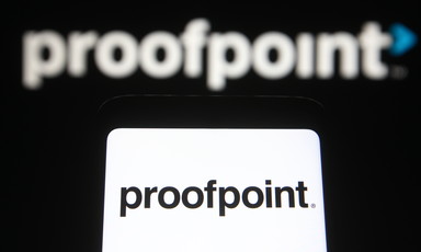 a logo for proofpoint