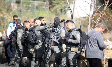 A group of armed police officers 