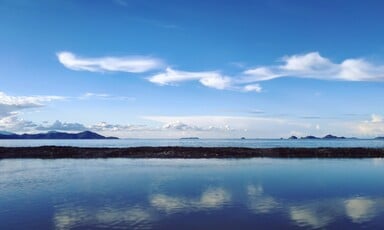 A panoramic image of the island Kos 