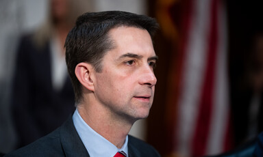 US Senator Tom Cotton in the Hart Senate Office Building