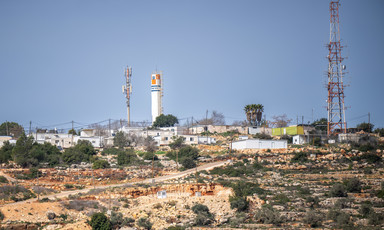 A view of an Israeli settlement in the occupied West Bank 