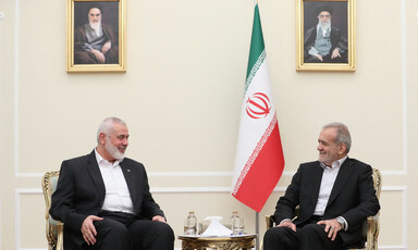 Iran's Pezeshkian and Hamas Haniyeh meet