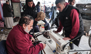 a tailor at work